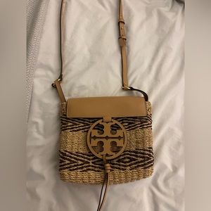 Tory Burch Straw Crossbody bag